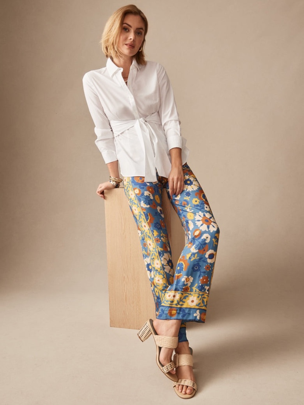 J. McLaughlin Carter Silk Blend Pants